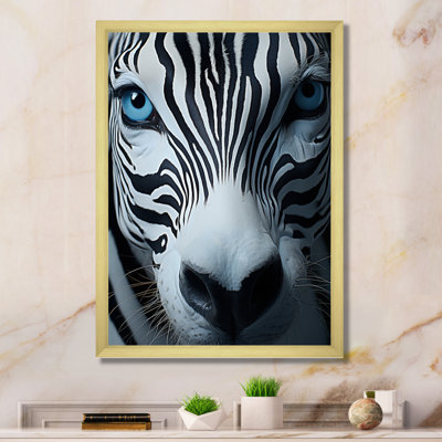 Motif zébré noir et blanc dynamique II