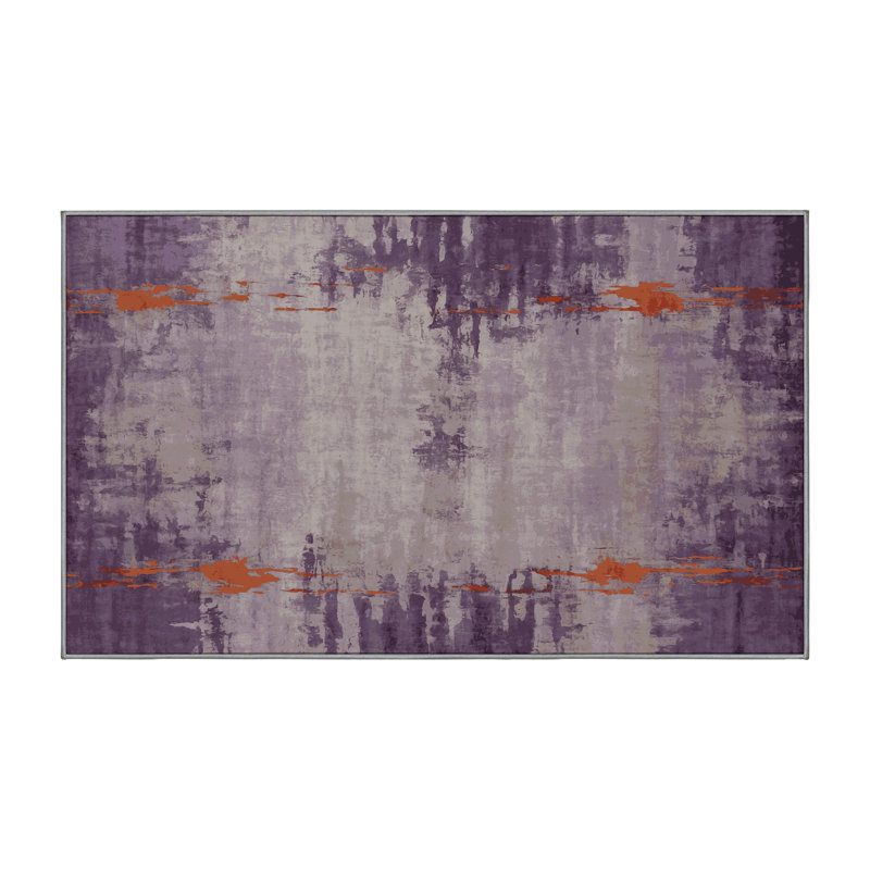 Tapis gris lavable à la machine