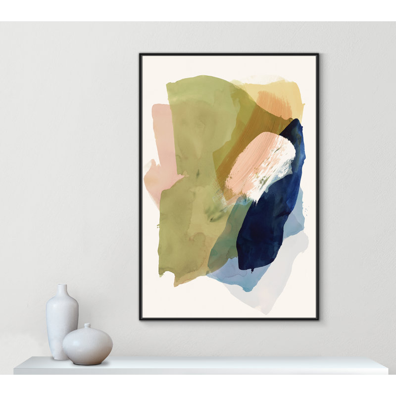 Brush and Whisper II Print by , Black Floater, 61.5" H x 41.5" W