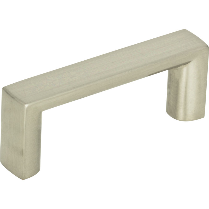 Brushed Nickel Transitional Bar Pull with Mounting Hardware