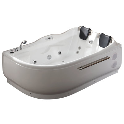 70.9'' x 47.25'' Whirlpool Acrylic Bathtub with Faucet