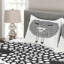 Advit Black/White Microfiber Bedspread Set-313168316
