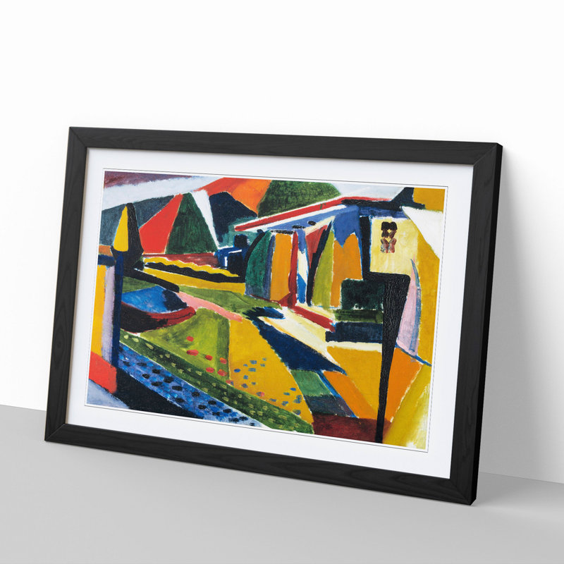 Home Garden Vol.1 by Henry Lyman Sayen - Framed Print, 48cm H x 65cm W x 2cm D, Black Framed