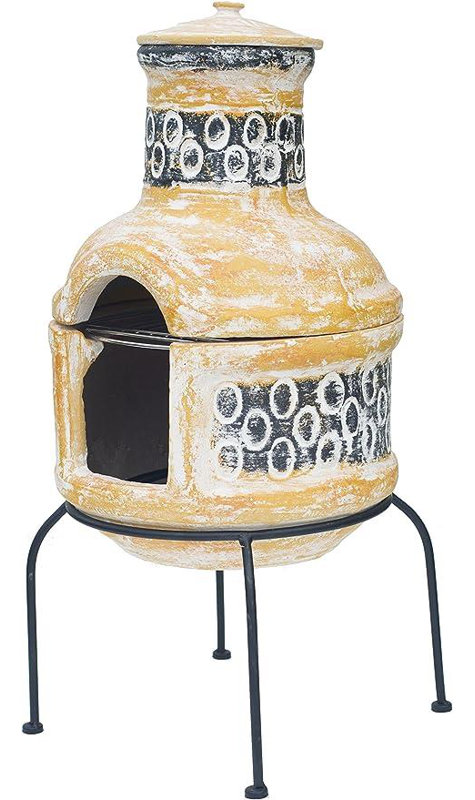 Emmayn Round Wood Burning Smokeless Chimnea