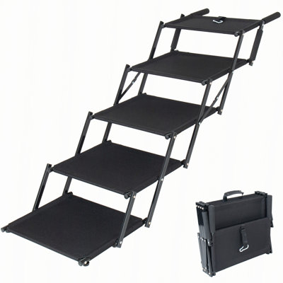 Très grand escalier pliable pour chien avec surface antidérapante