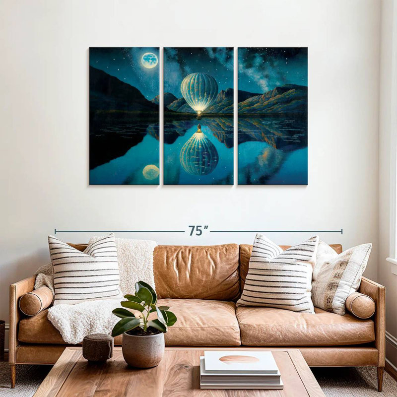 Mehar Illuminated Hot Air Balloon, 36" H x 57" W