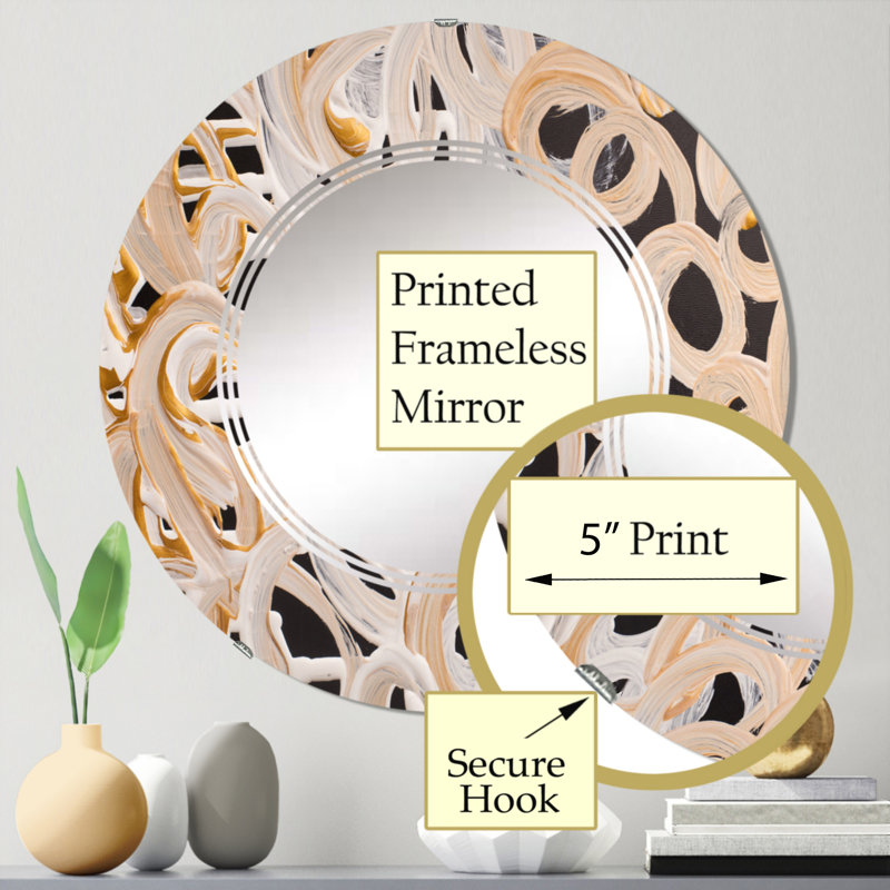 Miroir de salle de bain sans cadre, 24 po x 24 po