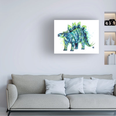 Lisa Whitehouse Stegasaurus  Canvas Art