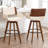 Modern Faux Leather Upholstered Swivel Stools-1305084205-1305084208