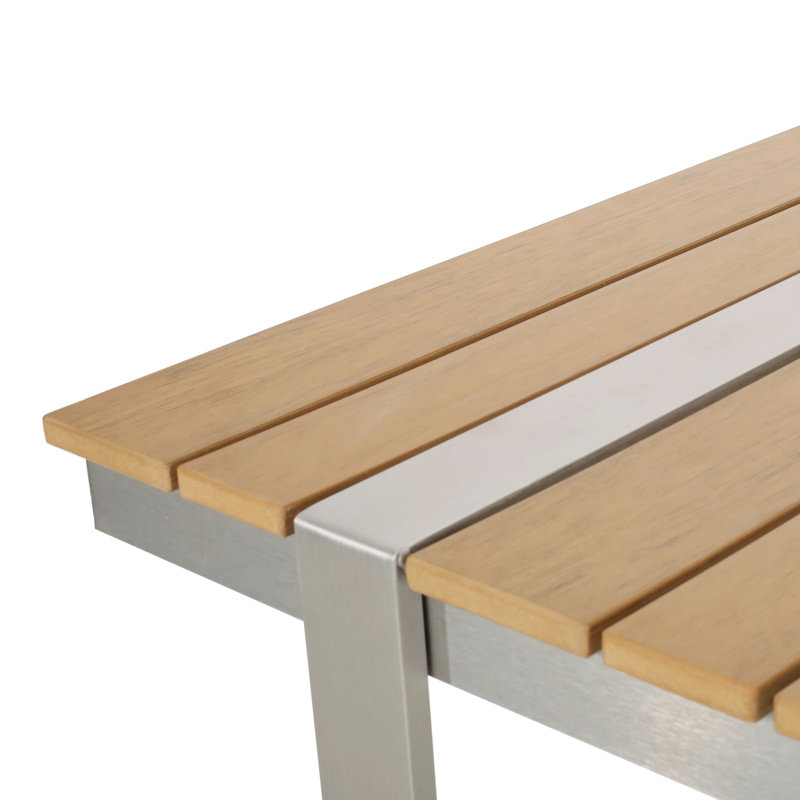 Table de salle à manger, table basse pour l'extérieur, table basse pour l'extérieur, Blanc cassé