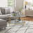 Side Table with Storage, Round End Table, 2-Tier Tempered Glass Coffee Table-236208911-236208904