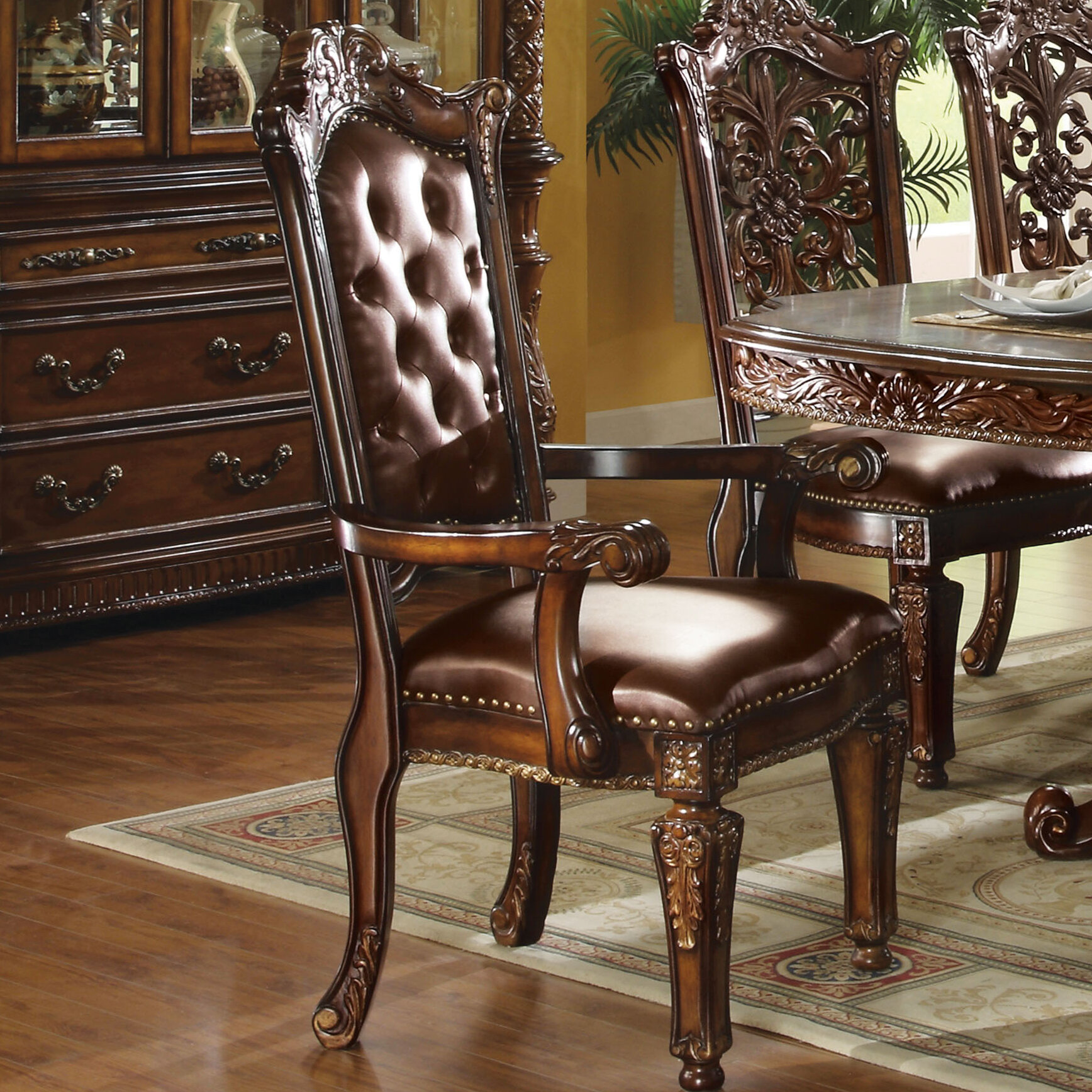 Wayfair queen anne online chairs