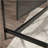 L-Shaped Desk, Brown Finish