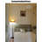 American-Style Solid Wood and Acrylic Retro Floor Lamp