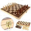 30cm*30cm Large Chess Wooden Set Folding Chessboard Pieces Wood Board Family Toys