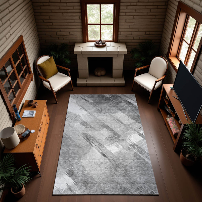 Tapis de qualité supérieure lavable à la machine Harjo AMF1535, Rectangle 10 pi x 14 pi