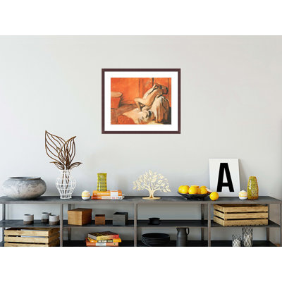 «After the Bath» par Edgar Degas, impression giclée sur cadre
