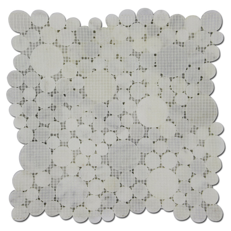 Bubbles 1" x 1" Marble Random Wall & Floor Tile