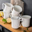 6-Piece 390ML Porcelain China Mug Set