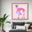 Magenta Glam Ram Fashion and Glam Floater Frame by Oliver Gal-131742861