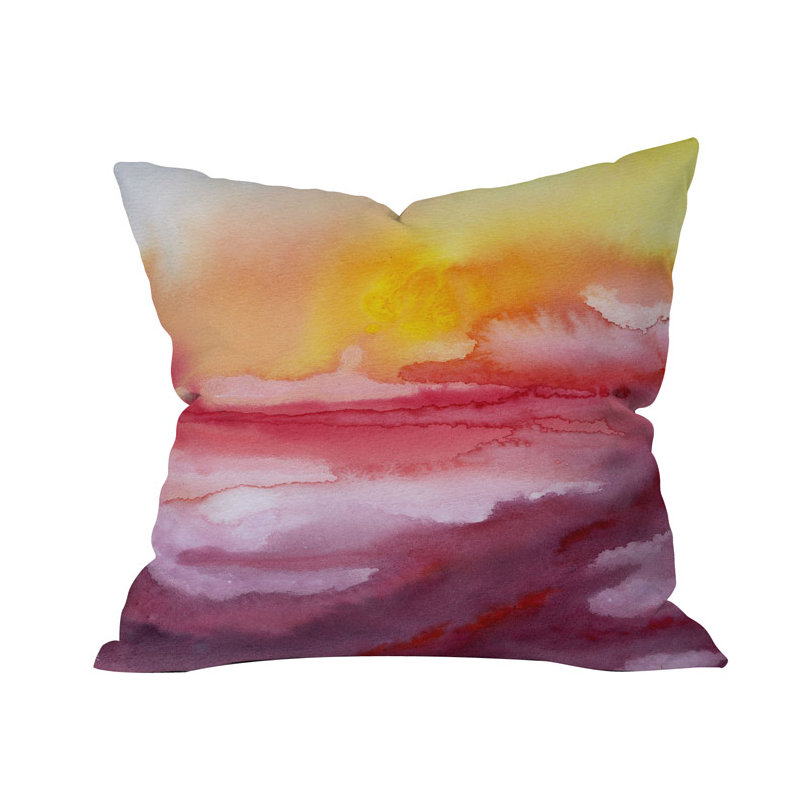 Housse et insert de coussin d'extérieur carré Jacqueline Maldonado, H 18 po x l 18 po