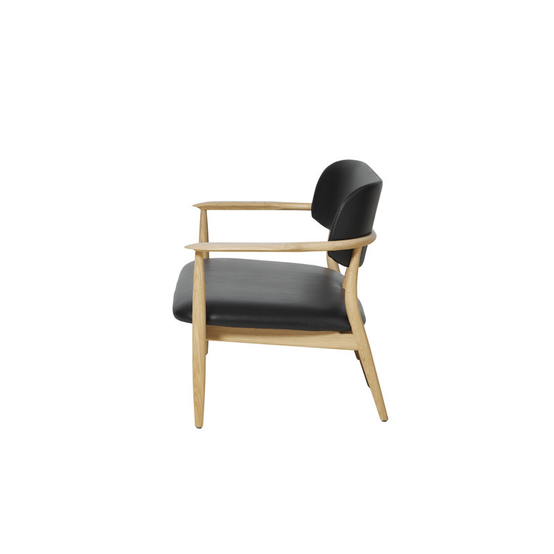 Slow Upholstered Bench, Dark Brown Oak, Steelcut Trio 796