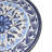 Patio Side Table,Blue+Black