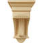 Support en bois / corbeau H 12 po x l 6,5 po x P 6,5 po-91262041