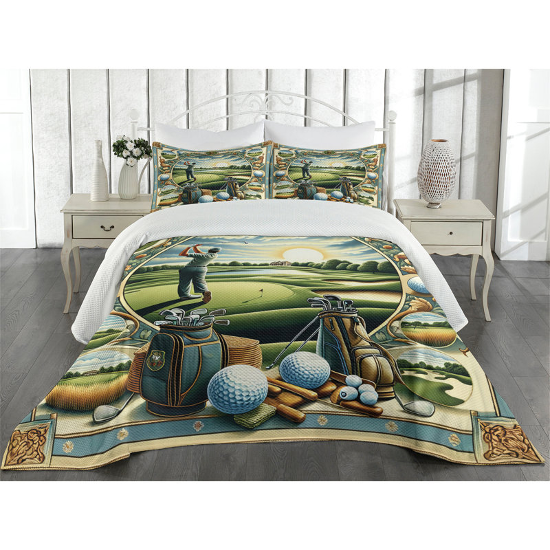 Polyester Coverlet, Queen Coverlet + 2 Standard Shams