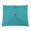 Parasol de patio rectangulaire 6,5 x 10 pi avec manivelle, inclinaison, auvent en polyester résistant aux rayons UV pour la piscine, la cour et le patio (sans base)-1438308040