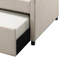 Lit de jour en tissu Fog avec gigogne commode