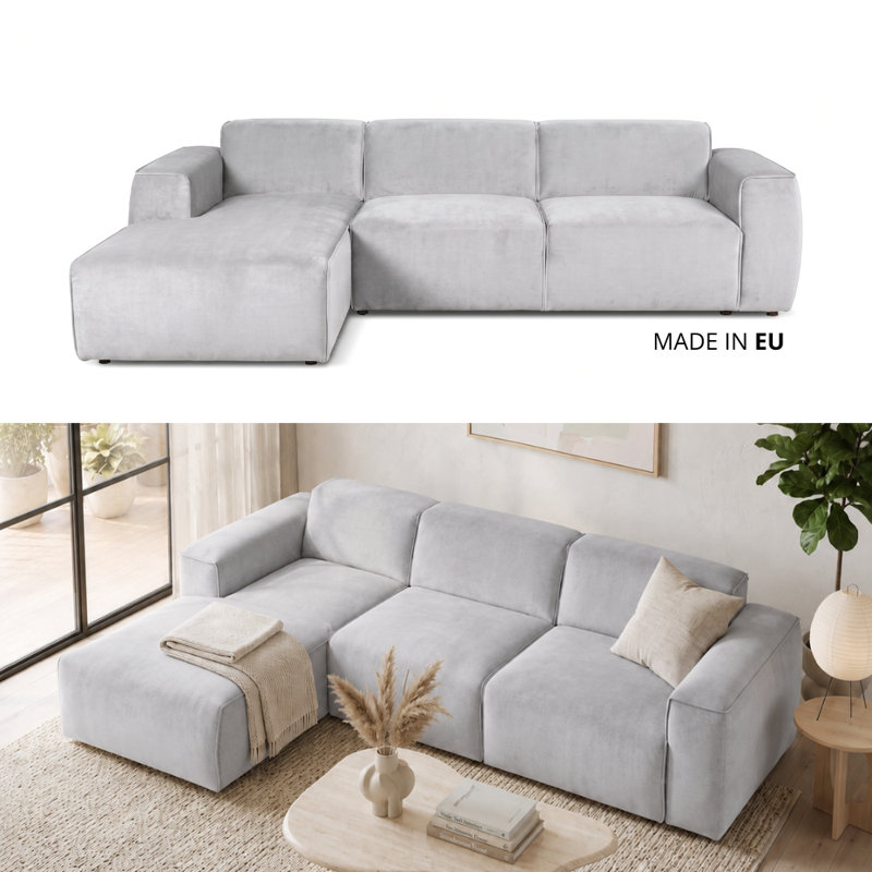 Romunda 3 Seater Sofa Bed, Left Hand Facing