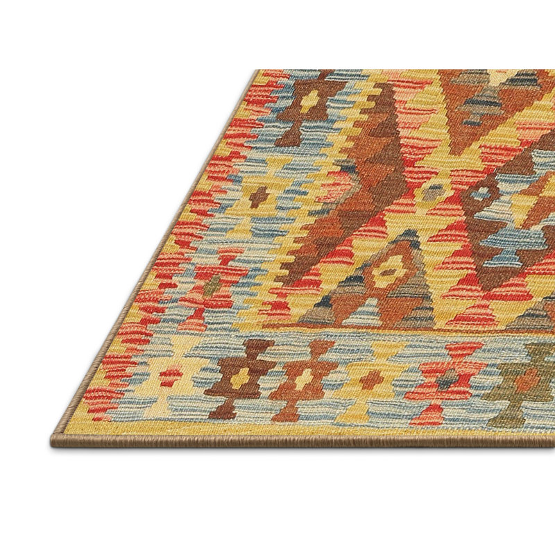 Tapis abstrait brun / rouge, Rectangle 5 pi x 8 pi