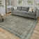 Vintage Full Pattern Washable Area Rug With Non Slip Backing