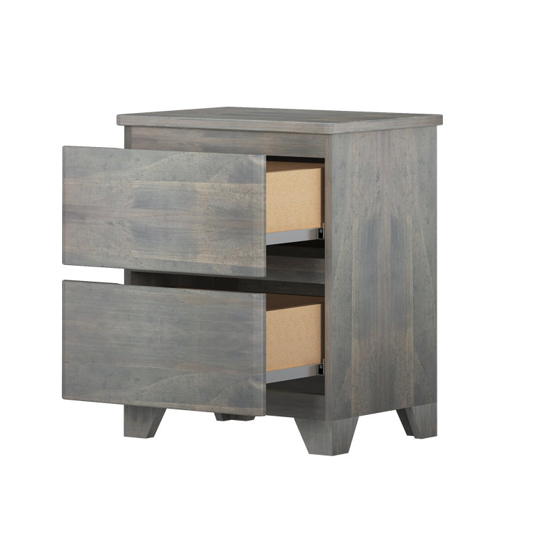 Table de chevet 2 tiroirs Kathryn, Driftwood