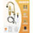 WOWOW Pull Out Kitchen Faucet with Soap Dispenser-86135130