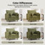 Fauteuil d'appoint rembourré surdimensionné avec rangement dissimulé-1901100491
