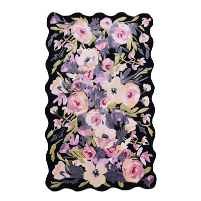 Violet Roses Rug