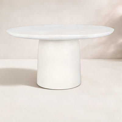  Madrone Warm White Outdoor Dining Table