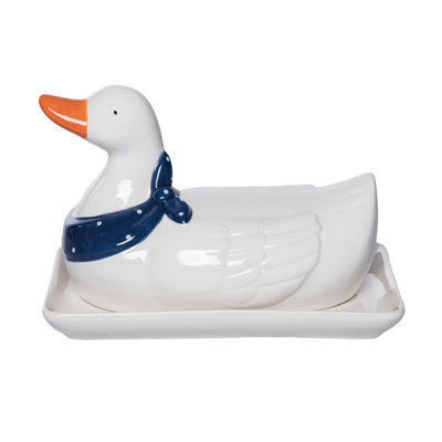 Duck Butter Dish with Lid
