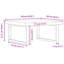 Bross 60cm Solid Wood Bathroom Vanity Top-211990779