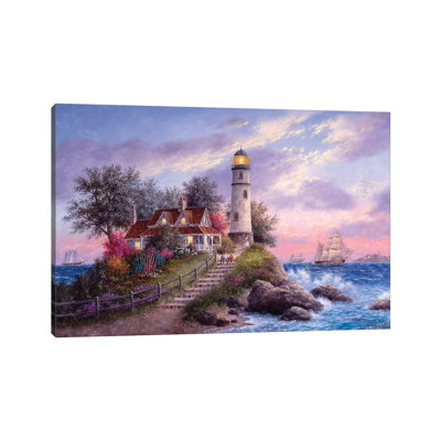 Captain Cove by Dennis Lewan - Wrapped Canvas Gallery-Wrapped Canvas Giclée