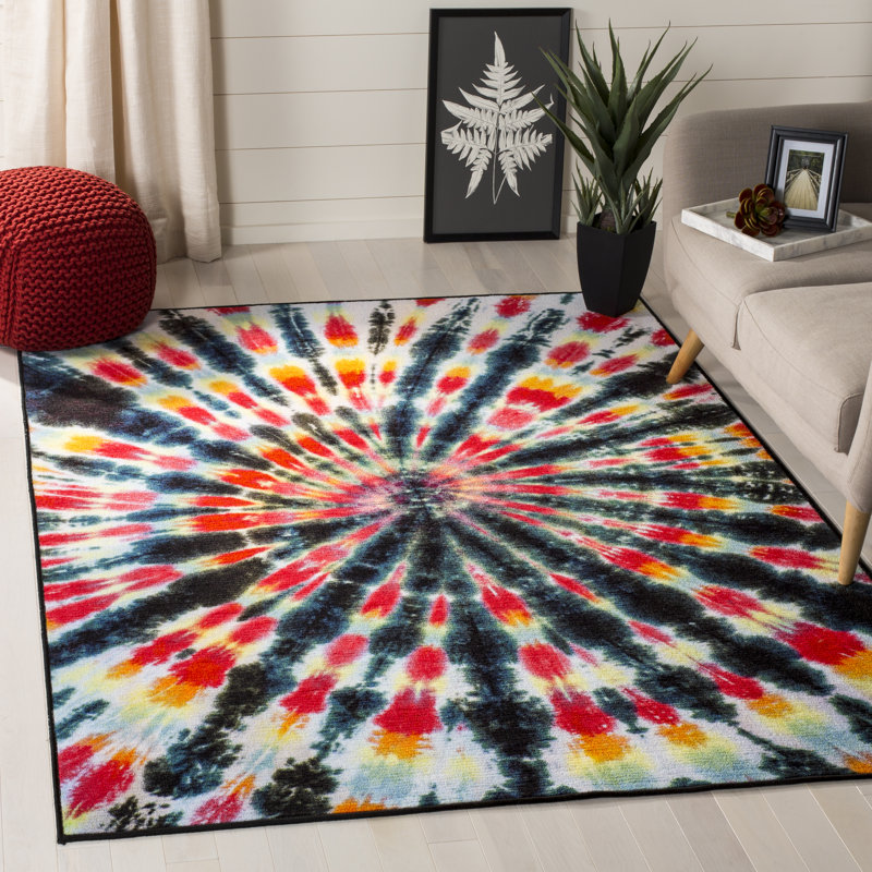 Dawson Performance Machine Washable Abstract Rug, Rectangle 6'7" x 9'