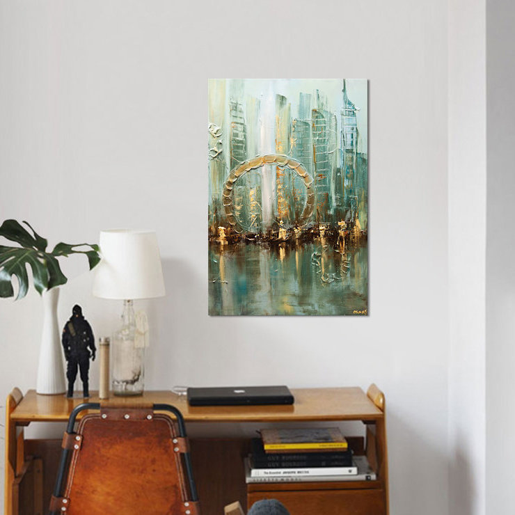 «Swiger Babylone», reproduction sur toile, H 40 po x l 26 po x P 1,5 po, Toile tendue