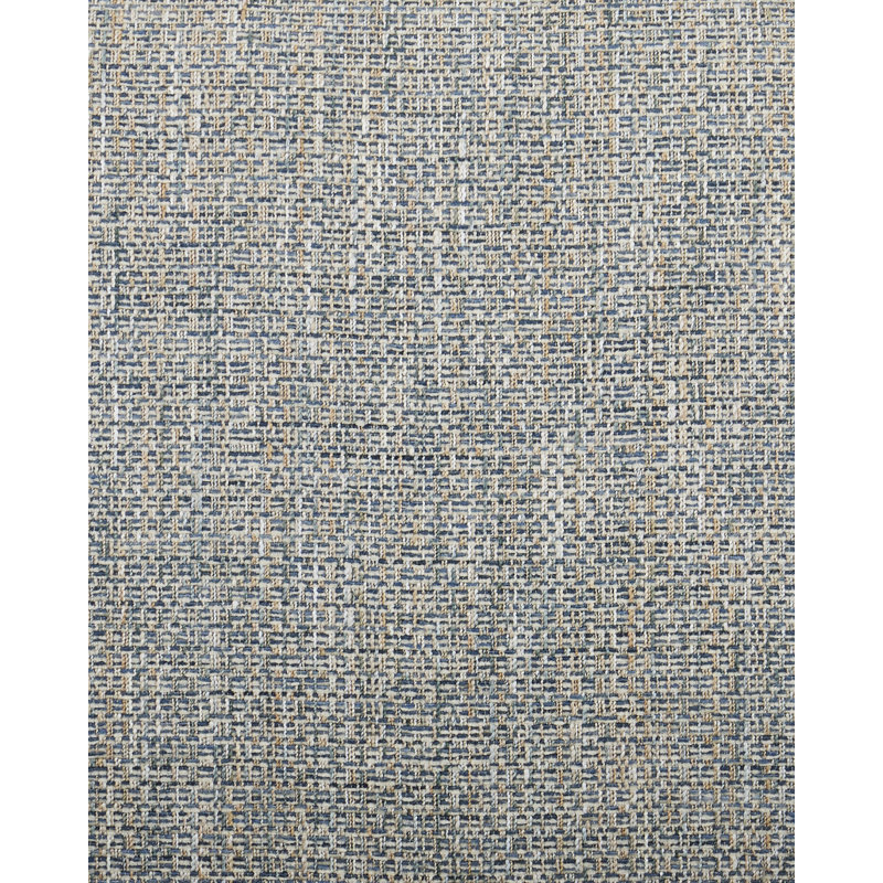 Fauteuil Santos, crépuscule Barrett, Mélange de polyester gris, Bleu