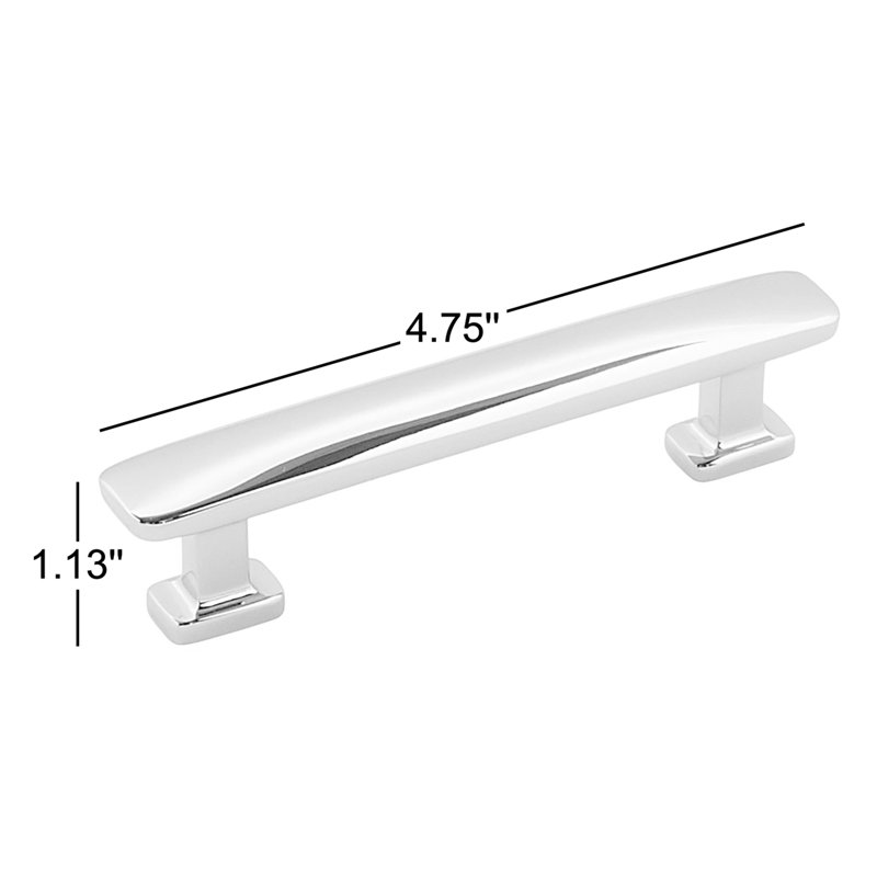 Cloud Bar / Handle Pull, Polished Nickel