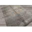 Tapis abstrait moderne en laine, bambou et soie, gris aqua, 160 x 236 cm, noué à la main