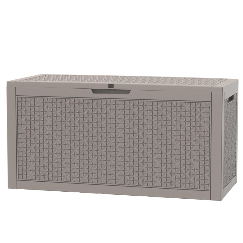 Boîte de rangement 160 gallons, Gris