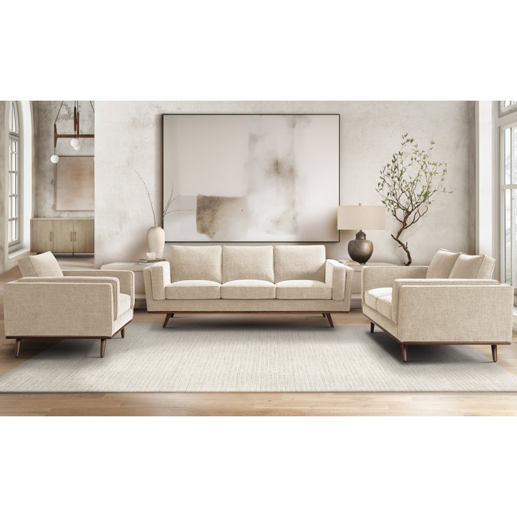 Lauro 3Pc Fabric Sofa Collection