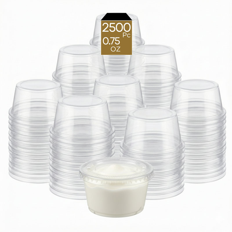 Portion Cup (PP), 0.75oz, 2500-Pack